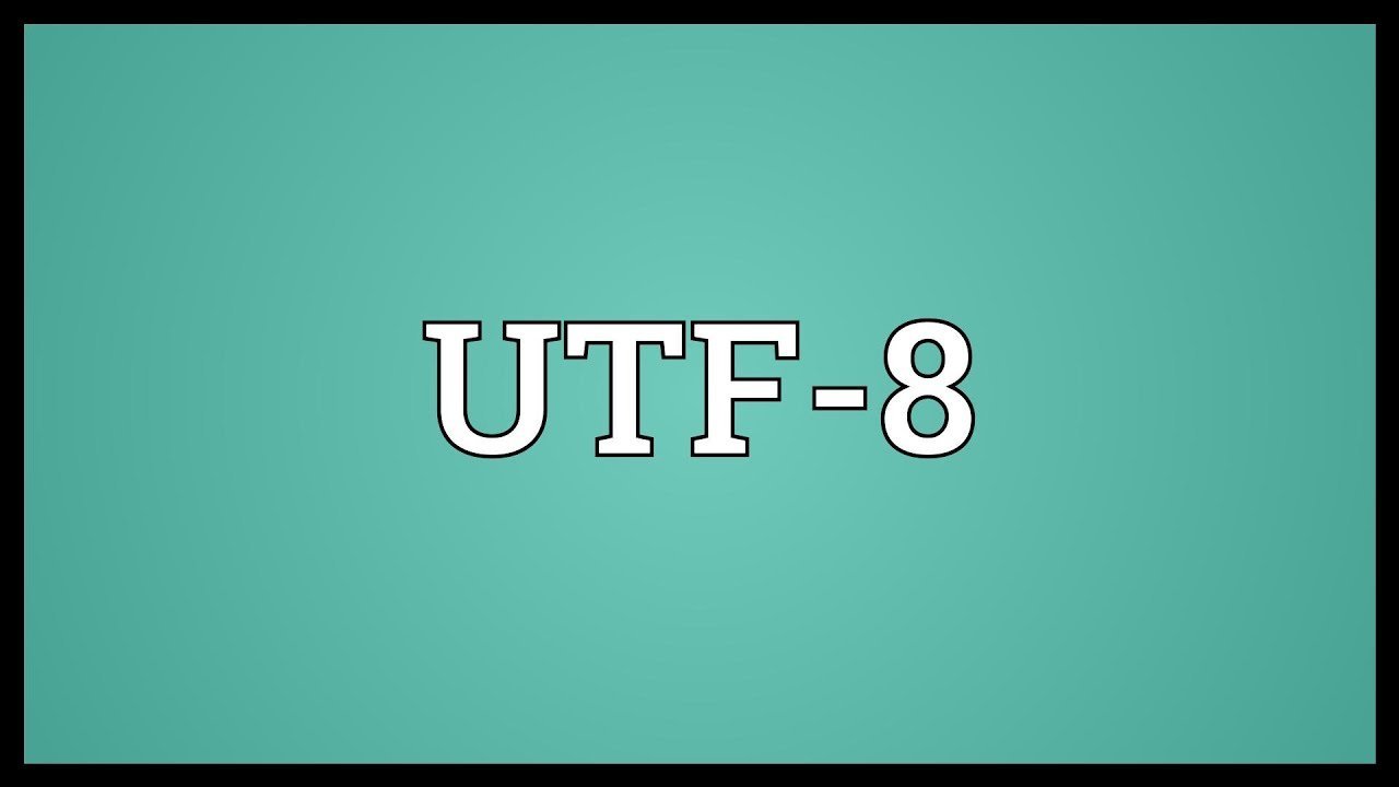 Codificación UTF-8