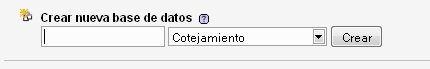 Crear BD por PHPMyAdmin