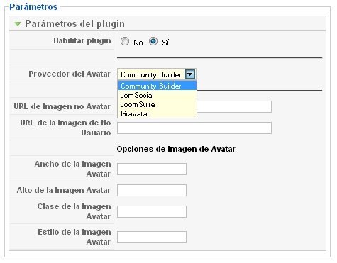 Configuración DAvatar