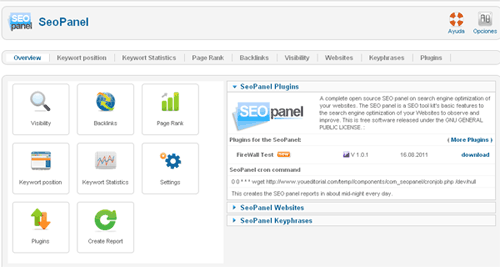 Panel SEO