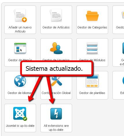Sistema actualizado