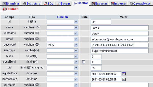 Phpmyadmin