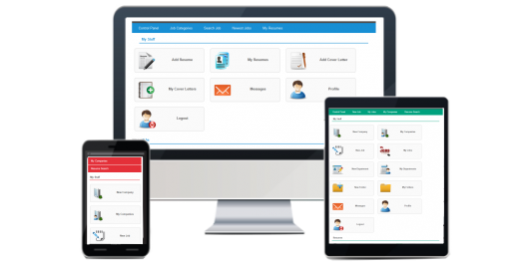 Template responsive web design
