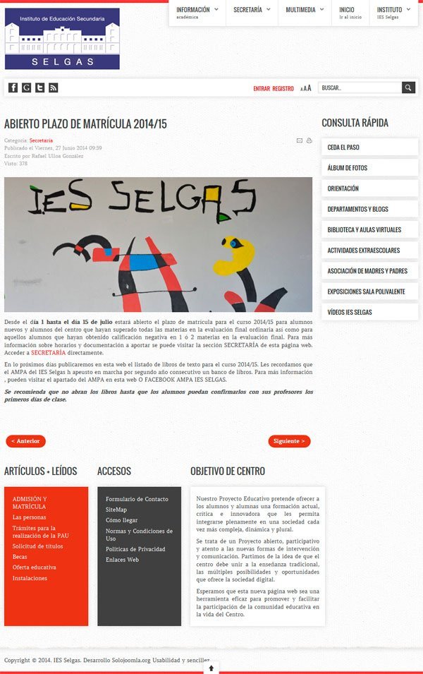 IES Selgas IES Selgas