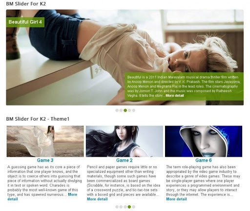 Noticias y contenidos joomla en movimiento 2 BM Slider
