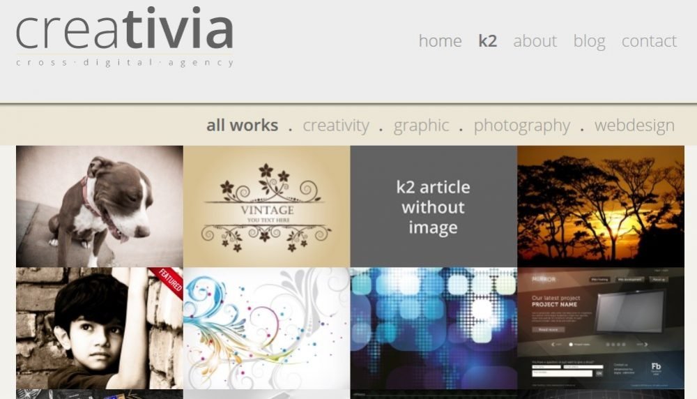 Template Creativa