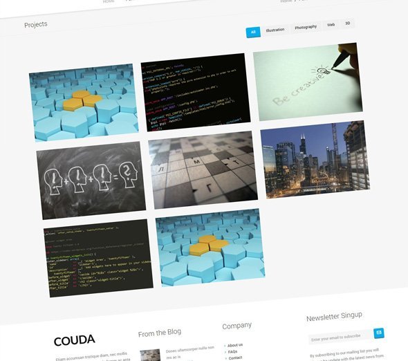 Plantilla joomla jf Couda 3 jf couda joomfreak template2