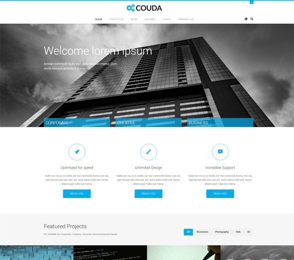 Plantilla joomla jf Couda 2 jf couda