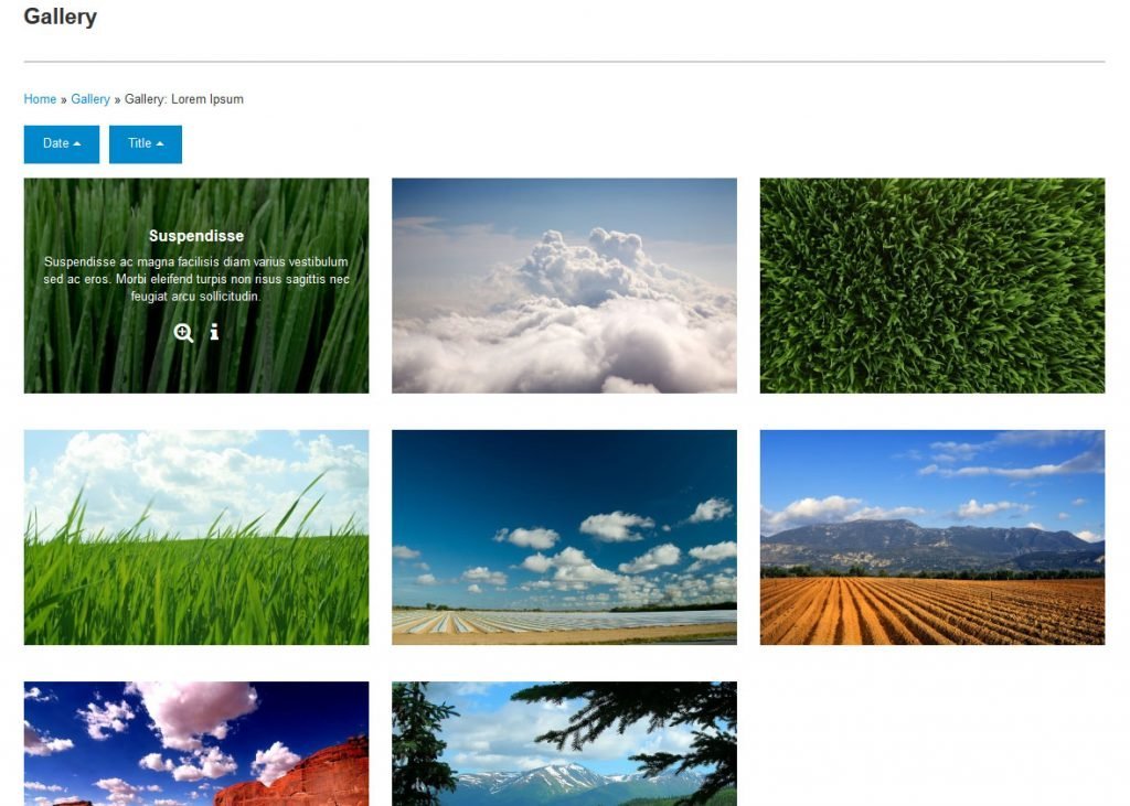 JoomGallery | Galería imágenes Joomla 2 Galeria Imágenes con JoomGallery